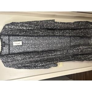 Jessica Simpson Women's Anaconda Print Kimono - Size L